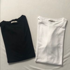 Two Zara Tshirts (loose fitting)